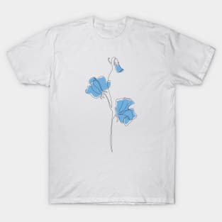 Blue Sweet Pea T-Shirt